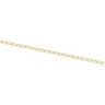 1.25mm Solid Curb Chain with Spring Ring Clasp Ref 851827