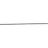 2mm Sterling Silver Flat Curb Link Chain with Spring Ring Clasp Ref 861057