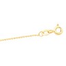 1mm Diamond Cut Solid Bead Chain with Spring Ring Clasp Ref 108389
