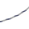 3.5mm Stainless Steel Velvet Cascade Blue Lacquer Chain 17 inches Ref 586358