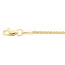 1.75mm Hollow Popcorn Chain Lobster Clasp Ref 277991