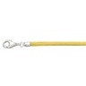 2.25mm Sterling Silver Yellow Silk Necklace 16.5 inches Ref 336934