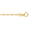 1.5mm Solid Figaro Chain with Spring Ring Clasp Ref 834277
