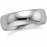 Comfort Fit Light Wedding Band Finger Size 6.5 Ref 357895