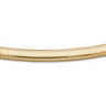 Omega Chain Necklace | 4.0 mm Wide | Box Clasp | Available in yellow or white gold in 16 or 18 inch length | SKU: N_CH482