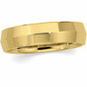 Knife Edge Comfort Fit Wedding Band Finger Size 5 Ref 570048
