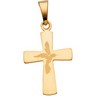 Dove Cross Pendant 16.75 x 13mm Ref 996636