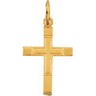 Childs Cross Pendant 13 x 9mm Ref 518298