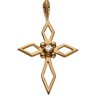 Diamond Cross 18.25 x 14.75mm .02 CTW Ref 333810