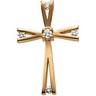 Diamond Cross 18.5 x 12.25mm .08 CTW Ref 606341