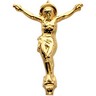 Crucifix Pendant with Hollow Back and Hidden Bail Ref 135375