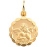 Round Angel Medal Pendant Ref 758706