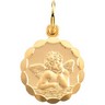 Round Angel Medal Pendant Ref 758706