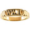 What Would Jesus Do Wedding Ring 5.25 to 6mm Width
