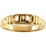 Jesus, Mary and Joseph Ring (JMJ) 5 to 6mm Width Ref 723136
