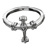 Diamond Cross Ring .005 CTW Ref 748627