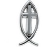 Cross Ichthus (Fish) Lapel Pin Ref 203053