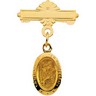 St. Christopher Baptismal Pin 12 x 9mm Ref 276010