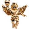 Angel Lapel Pin 17 x 15.5mm Ref 525614