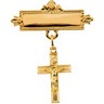 Crucifix Baptismal Pin 14 x 9mm Ref 369879