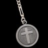 Cross Key Chain in Sterling Silver 23mm Ref 804761