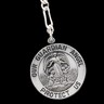 Guardian Angel Key Chain in Sterling Silver 25mm Ref 434359