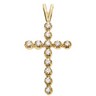 Cross Pendant with Diamond 26.5 x 13.5mm .18 CTW Ref 797907