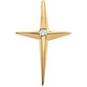 Diamond Cross 19.5 x 12.5mm .02 CTW Ref 748513