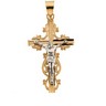 Two Tone Crucifix Pendant Ref 176236