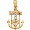 Two Tone Mariner's Cross | SKU: R41106