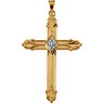 Diamond Cross Pendant 37.5 x 25.5mm .06 CTW Ref 420146