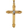 Diamond Cross Pendant 37.5 x 25.5mm .06 CTW Ref 420146