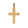 Cross Pendant Height: 25.5mm; Width: 15.0mm Ref 603077