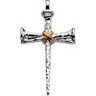 Nail Cross Pendant 59.5 x 35.25mm Ref 477600