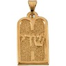 Ten Commandments Pendant 17 x 10.5mm Ref 505911