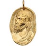 Face of Jesus Pendant Height: 26.0mm; Width: 18.0mm Ref 171212