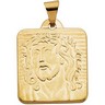 Face of Jesus Pendant Height: 18.5mm; Width: 17.0mm Ref 874477