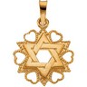Star of David Pendant Height: 18.0mm; Width: 15.0mm Ref 523336
