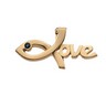 The Greatest Love Pendant 30 x 15.5mm Ref 631308