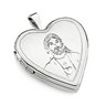 Sagrado Corazon Locket 20.75 x 19.25mm Ref 423094