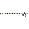 Cobalt Cloisonne Rosary Bracelet Length: 7.5 in. Ref 133924