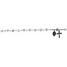 Crystal Rosary Bracelet Length: 7.5 in. Ref 871242