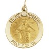 Oval St. Jude Thaddeus Medal Pendant Ref 249775
