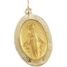 Oval Miraculous Medal | SKU: R5020