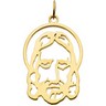 Face of Jesus Silhouette Pendant Ref 811897