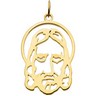 Face of Jesus Silhouette Pendant Ref 811897