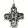 4 Way Medal Cross Pendant Ref 674247