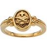 Sacred Heart of Jesus Ring 10.0 Width; 2.88 DWT 7 Ref 192267