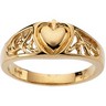 Sacred Heart of Jesus Ring 8.0 Width; 3.09 DWT 7 Ref 603354