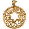 Star of David Pendant Height: 34.0mm; Width: 27.5mm Ref 788120